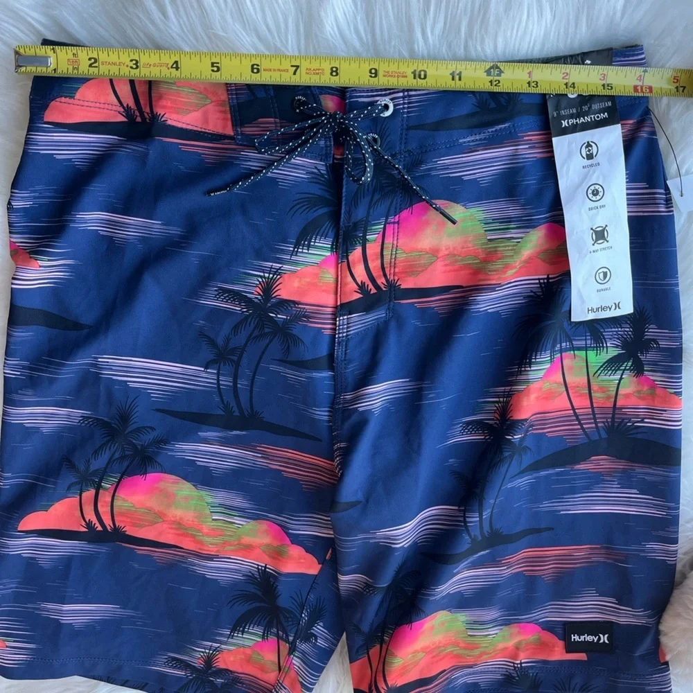 🆕 Hurley Phantom 4 Way Stretch Eco Weekender 20 Boardshorts Men’s 30